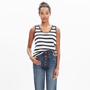 Madewell Coastland Tank Top in Stripe